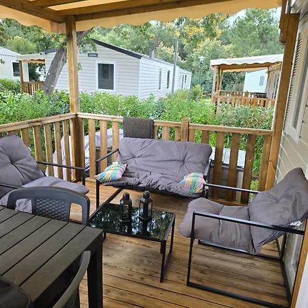 Mobil Home Camping Les Viviers 8 Personnes Lege-Cap-Ferret Exterior photo