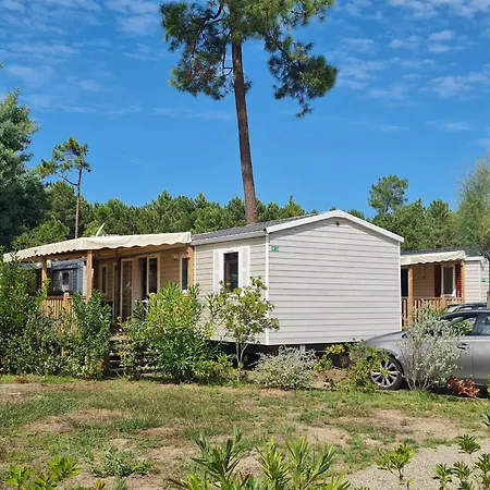 Mobil Home Camping Les Viviers 8 Personnes Lege-Cap-Ferret Exterior photo